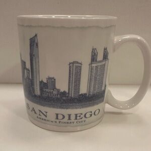 Starbucks San Diego Skyline Mug - White and Blue